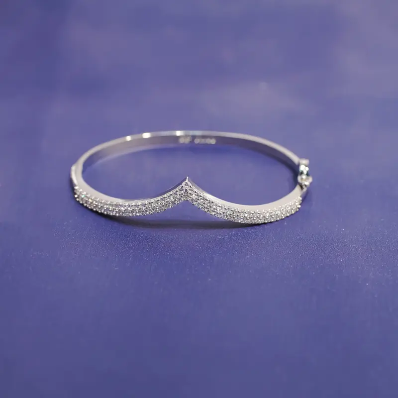 [ Beli 2 Produk Apapun Gratis 1 ] La Vienne - Florence - Gelang Bangle Titanium Wanita Anti Karat Aesthetic - Perhiasan Perempuan Elegan Mewah 2