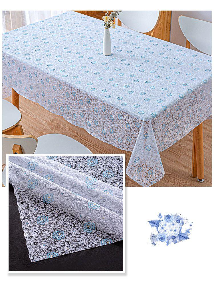 Product Introduction of Khăn trải bàn PVC, không thấm nước, chống bỏng, chống thấm dầu, dùng một lần, thảm trải bàn hình chữ nhật, làm bằng nhựa, thích hợp cho bàn trà, sử dụng trong phòng khách, đồ gia dụng 17