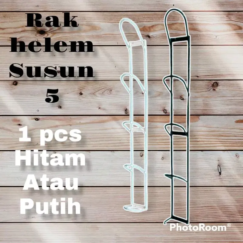 Rak Helm/Gantungan Helm Susun 5 Besi Tahan Karat
