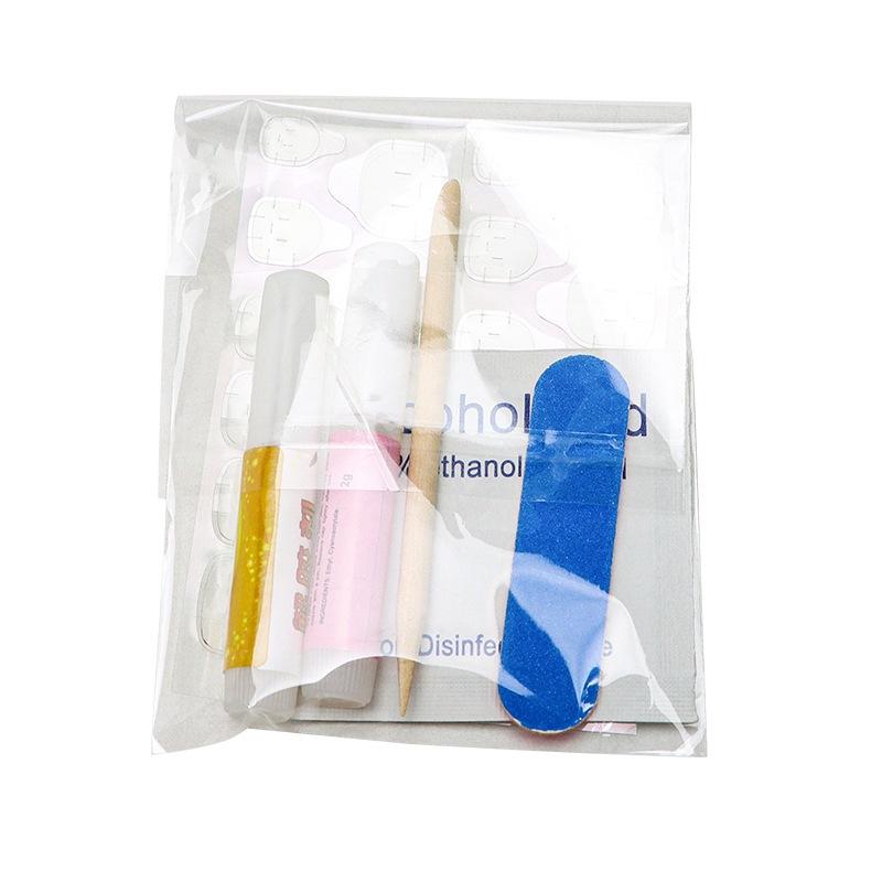 Product Introduction of Nail Box, Set 5 Phụ Kiện Nailbox ( Miếng Dán, Bông Cồn, Que Đẩy Da, Dũa, Keo) 1