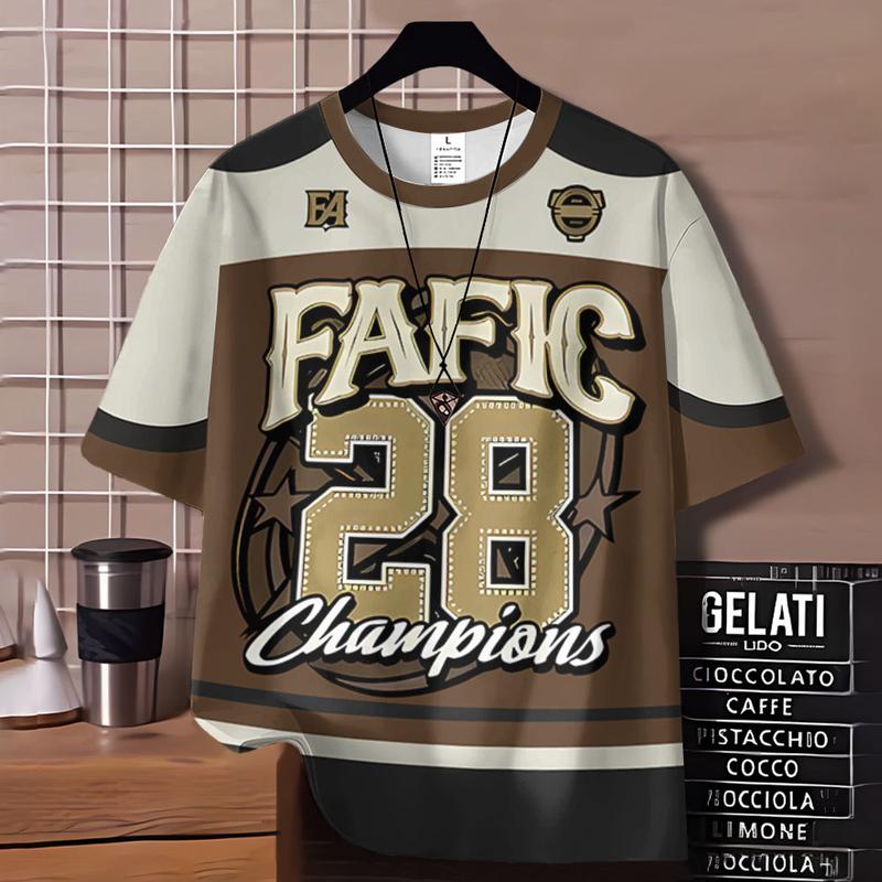 Áo Thun Bé Trai, Thời Trang Mùa Hè, Phong Cách Đường Phố Hợp Xu hướng Hip-Hop, Áo Thun Nam Thường Ngày Ngắn Tay, Cỡ Lớn, Trang Phục Thể Thao Đi Xe Máy, Áo Dáng Rộng Ngoại Cỡ Menswear áo  thun đũi