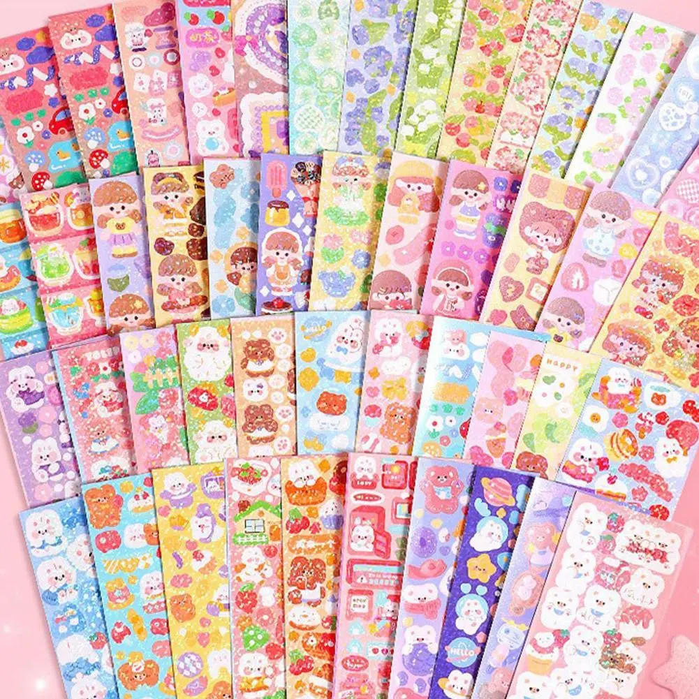 Hình Dán Dễ Thương Kawaii, 10 / 20 CÁI, Hình Dán Hoạt Hình Hàn Quốc, Hình Dán Tự Làm Sổ Tay, Hình Dán Thẩm Mỹ V3E9