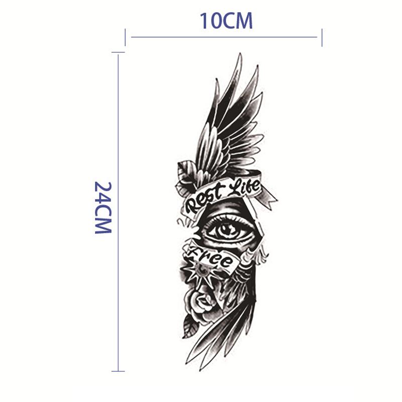 Product Introduction of Hình Xăm Dán Tạm Thời, Lâu Trôi, Dành Cho Nam Giới, Ống Bọc Cánh Tay, Tranh Cơ Thể, Mực Nước Trái Cây, Hình Xăm Giả, Dành Cho Nam Giới Trưởng Thành, Hình Xăm Tạm Thời Nửa Vĩnh Viễn Cosmetic Mỹ Phẩm 23