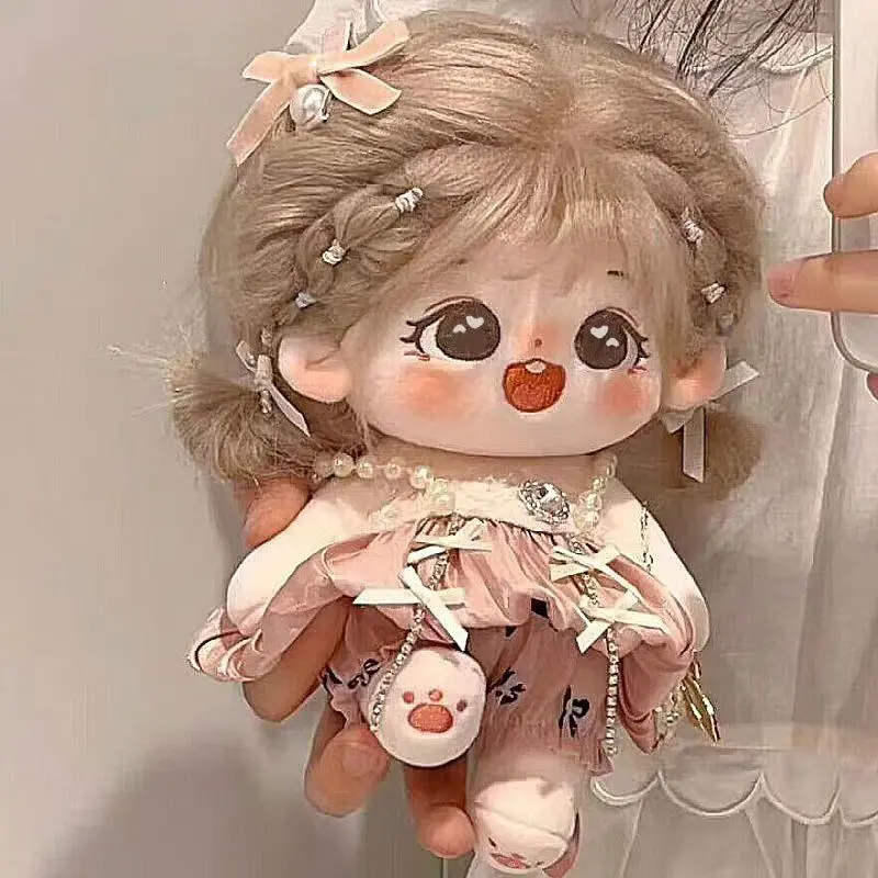 Đồ Chơi Nhồi Bông Trang Phục Búp Bê, Chất Liệu Cotton, 20Cm, Thích Hợp Cho Bé Gái, Còn Hàng, Phiên Bản Q, Quà Tặng Nhồi Bông, Hoàn Hảo Cho Bạn Gái, Năm Phát Hành: 2024 0