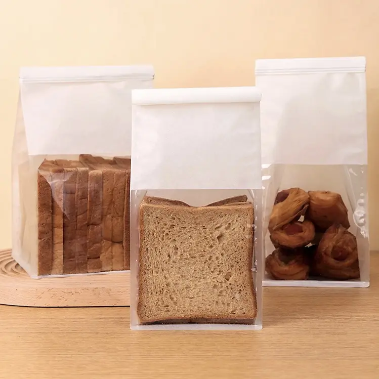 [10 PCS] Kemasan Roti Tawar Clip Toast Bag Plastik Kantong Roti Tawar Cookies Donat Croissant Klip 4