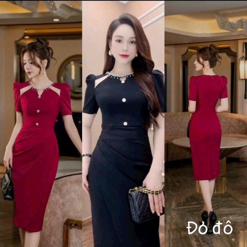  Đ2 Đầm body cao cấp thun umi co dãn nhẹ đủ size co big size váy  tiệc 