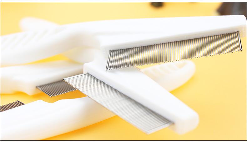 Product Introduction of Cat Dog Comb Knot Opening Float Hair Cleaning Artifact Pet Self-Cleaning Comb Comb Long Hair Massage Knot Hair Removal Special 9