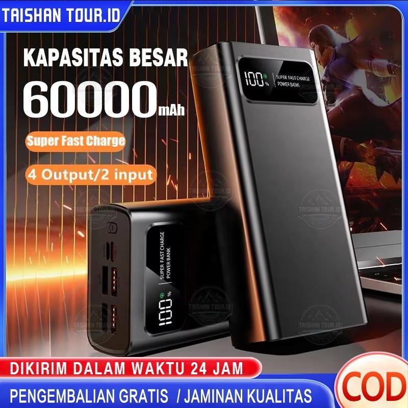 ✦Ready Stock,Cod✦ 60000mAh Powerbank Fast Charging Full Capacity 4 USB Charge Ports PD Fast Charging Power bank powerbank60000 mah 1