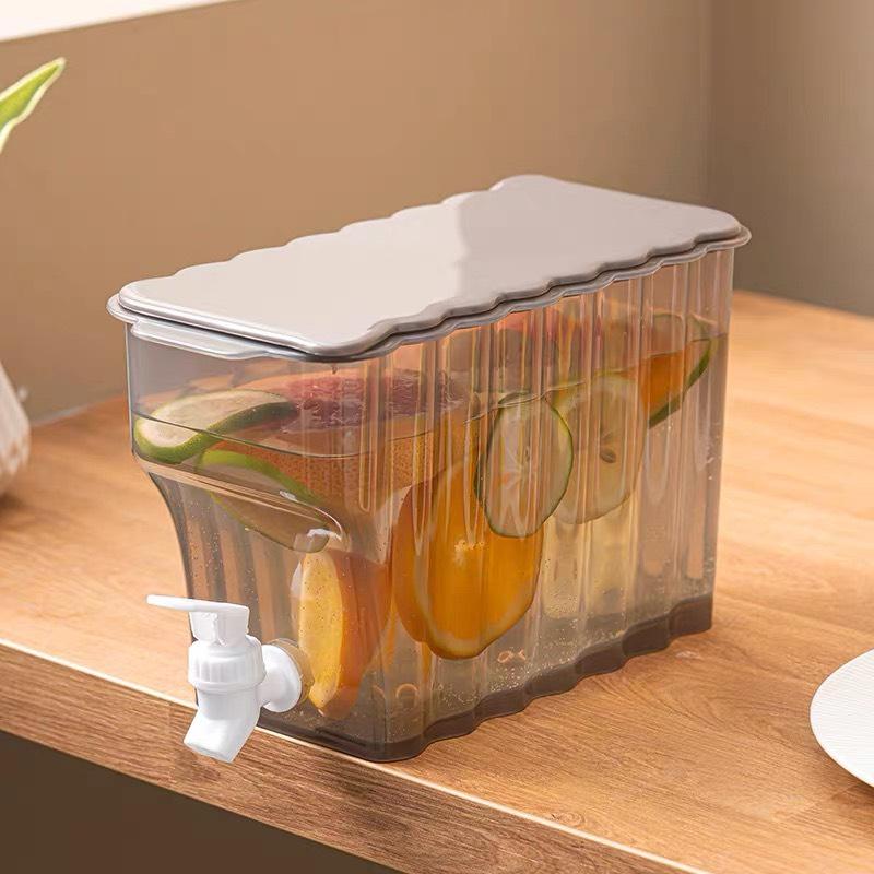 Bình Đựng Nước Để Tủ Lạnh Hè 2023 Dung Tích 3.6L, Chất Liệu Nhựa PP An Toàn Bền Đẹp - VS428 3
