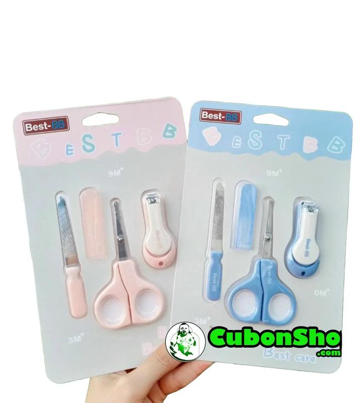 Bấm móng tay cho bé chống chảy máu nhẹ nhàng an toàn không gỉ Best BB bộ 4 món