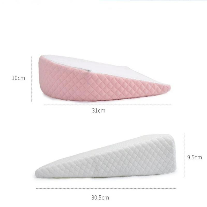 Newborn Baby Sleep Pillow Anti Baby Spit Milk Crib Cot Sleep Positioning Wedge Anti-Reflux Cushion Cotton nursing pillow 2