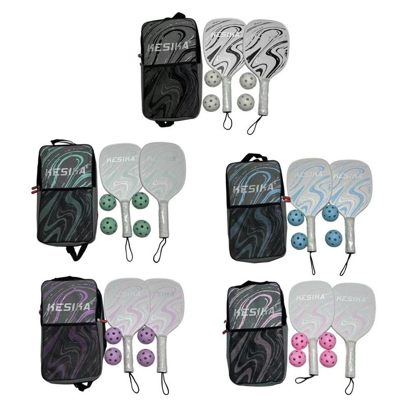 Pickleball Paddles Includes 2 Rackets 4 Pickleballs Pickleball Racquets ...