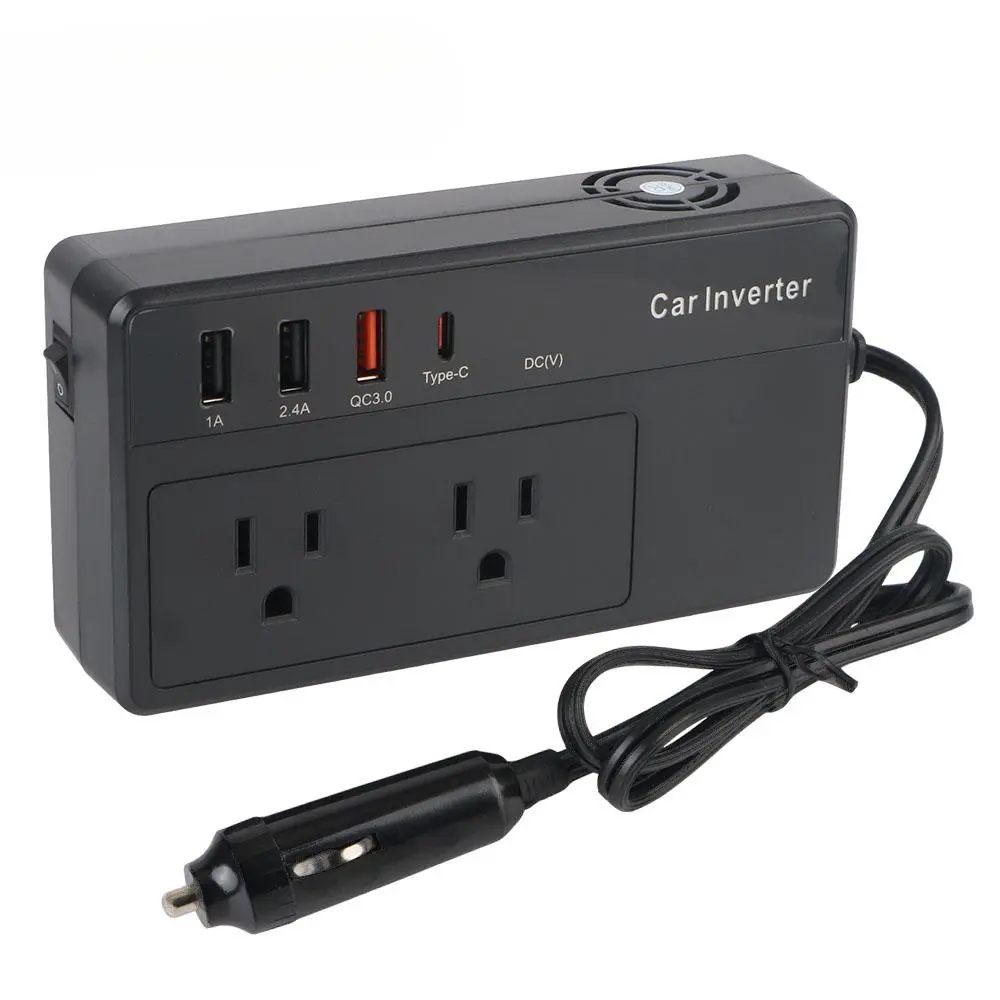 Car Power Inverter, Car Charging Converter, Car Transformer Convert Cigarette Lighter Power Adapter, Car Electrical Appliances