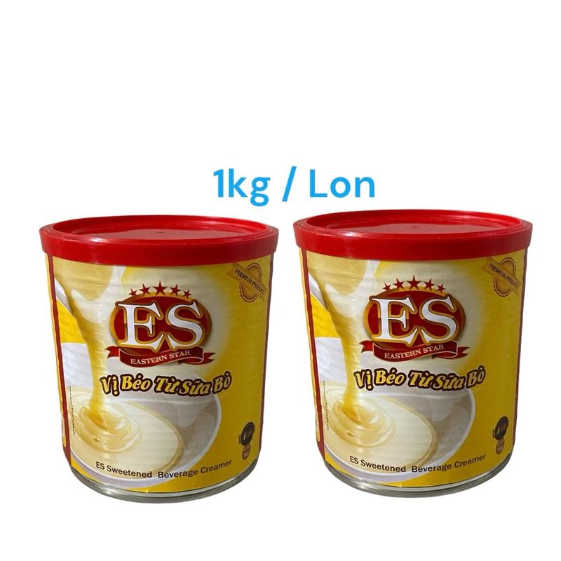  2 Hộp Sữa Đặc ES Nắp ĐỎ   Mỗi Hộp 1KG   Nhập Khẩu MALAYSIA 
