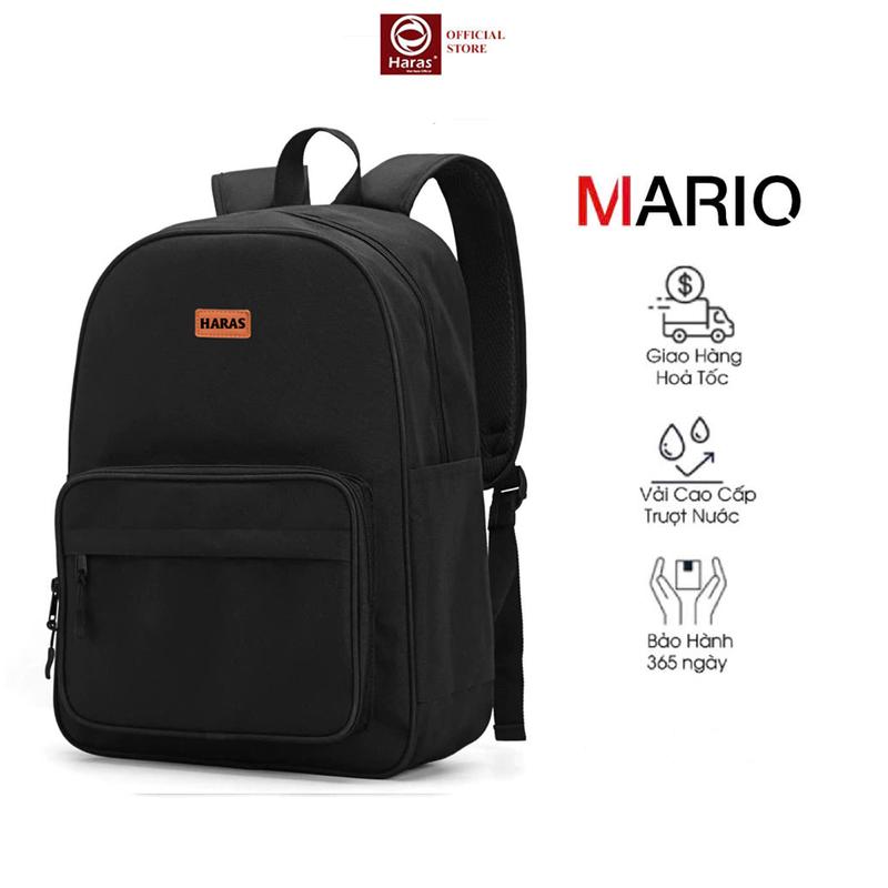  Balo Nam Nữ Thương Hiệu HARAS Kiểu Dáng Basic Đi Học Đi Chơi HR365 Đeo Vai Backpack 