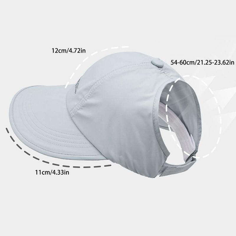 Product Introduction of Sun Protection Hat Half Head Hat Women'S Quick Drying Sun Hat Anti-Ultraviolet Line Sports Hat 25