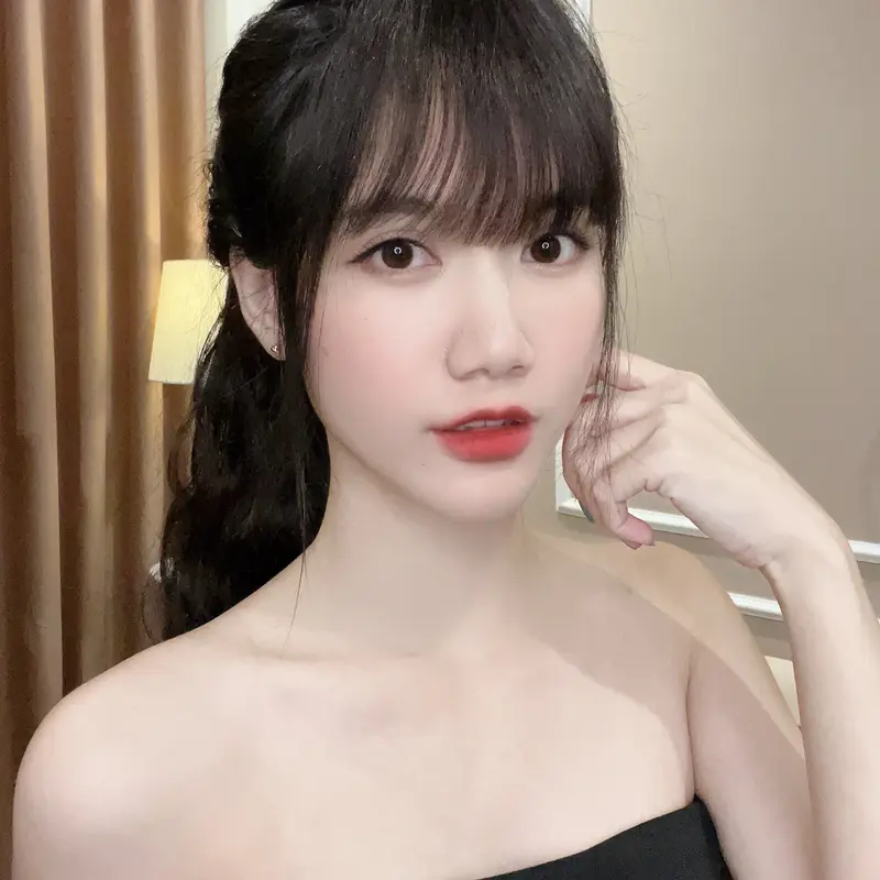 Kẹp Mái thưa tóc thật chịu nhiệt 220 độ YDMTTT1 Women Nữ 2