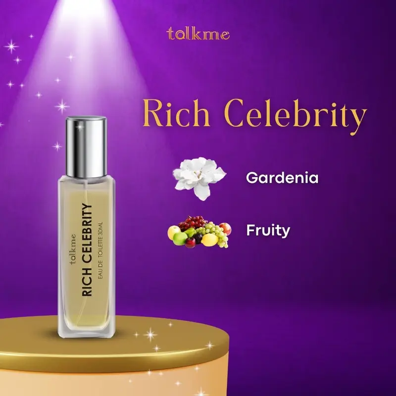 (READY STOCK) RICH SERIES 1 BOX ISI 6 BOTOL PARFUM TALKME 30ML EAU DE TOULETTE EDISI TERBATAS DAN BEST SELLER UNISEKS CEWEK COWOK 5