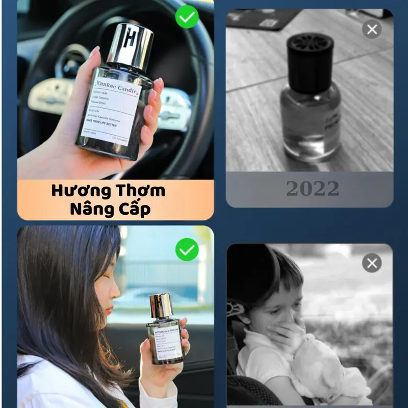 Nước Hoa Yankee Candle, Car&Family Khử Mùi Trong Phòng ngủ, Phòng Khách, Trên Xe Khuyếch Tán Hương Thơm 360 Độ An Toàn Cho Phụ Nữ Và Trẻ Nhỏ  Hương Thơm Pháp Dầu Thơm Phòng Khách 1