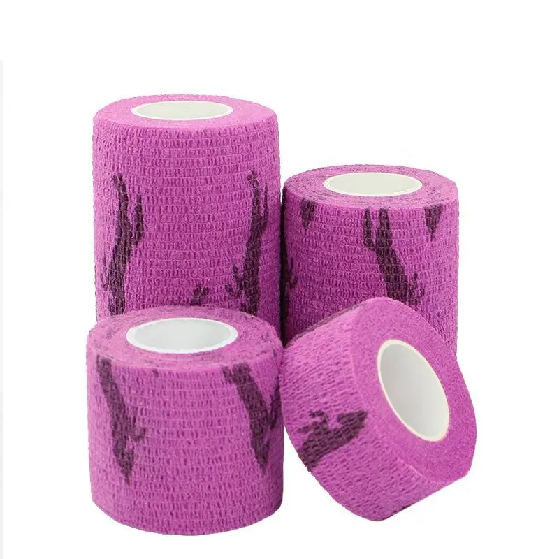 Sports Wristband, 1 Count Self-adhesive Wrap Tape, Solid Color Sport Outdoor Accessories Supplies