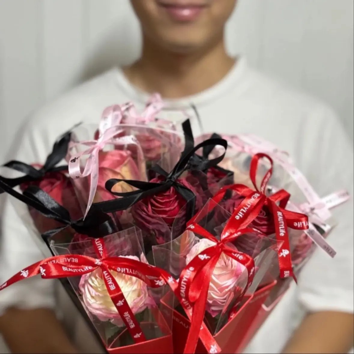 SIMPLE FLOWER (satuan) (READY STOCK) Artificial Flower / Bunga Palsu Premium Import Bouquet Bunga Valentine Gift Hadiah Couple