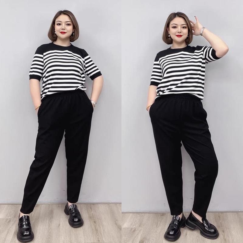 [ BIG SIZE 120KG ] Quần Baggy Bigsize Tag M Từ 42KG - 120KG Chất Umi Hàn Co Giãn 4 Chiều 2 Túi Trước Nữ Pants