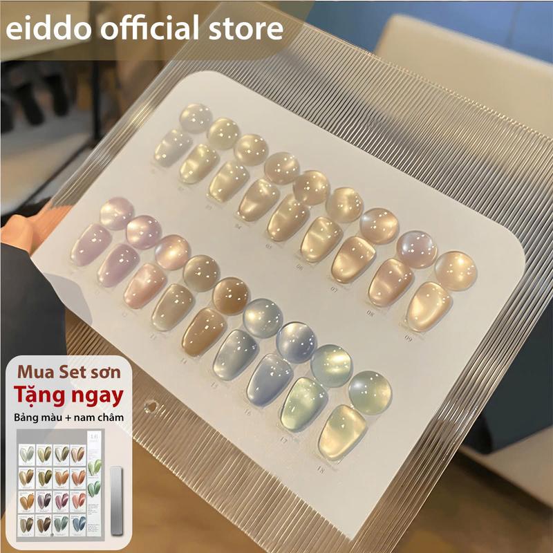 {EIDDO NAILS} - Sơn Gel Mắt Mèo Ánh Trăng Cực Quang Eiddo Moonlight 15ml - Mắt Mèo Kim Cương 18 màu hottrend - Sơn Gel Mắt Mèo Sang Chảnh Hot Hit Dành Cho Nữ