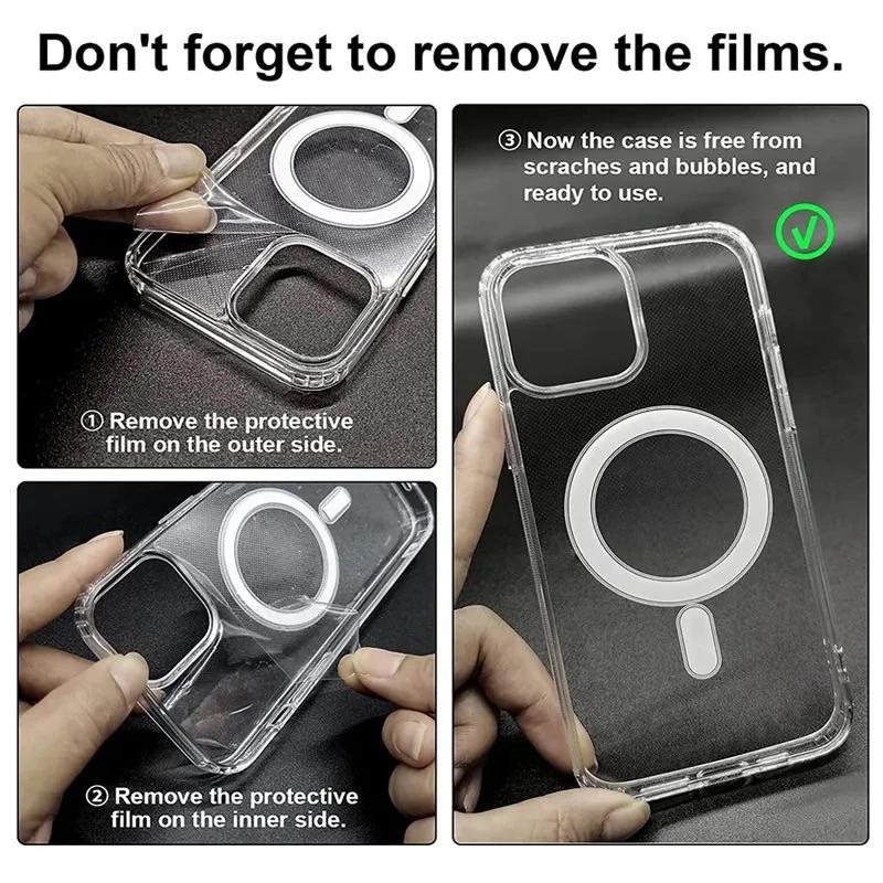 [ + PACK BOX ] Case Magsafe IPHONE 7 7+ 8 8+ SE 2 2020 X XS MAX XR 11 12 13 14 15 16 PRO MAX 14+ 15+ 16+ PLUS Magnetic Case Clear Hybrid Bumper Casing 7