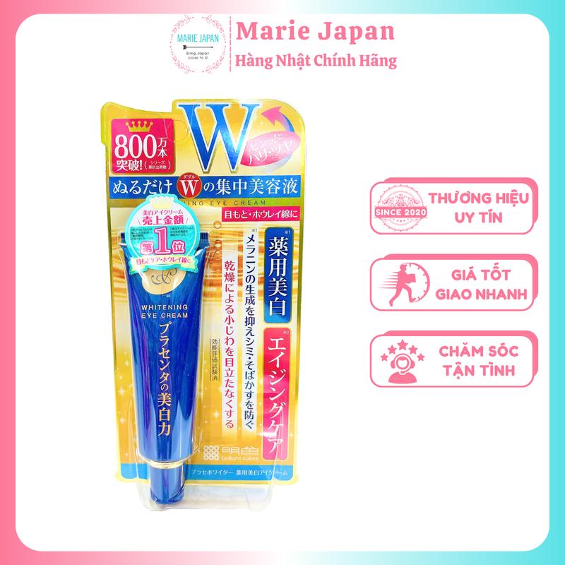 Kem Dưỡng Mắt Meishoku Whitening Eye Cream Nhật Bản 30g - Nữ Women
