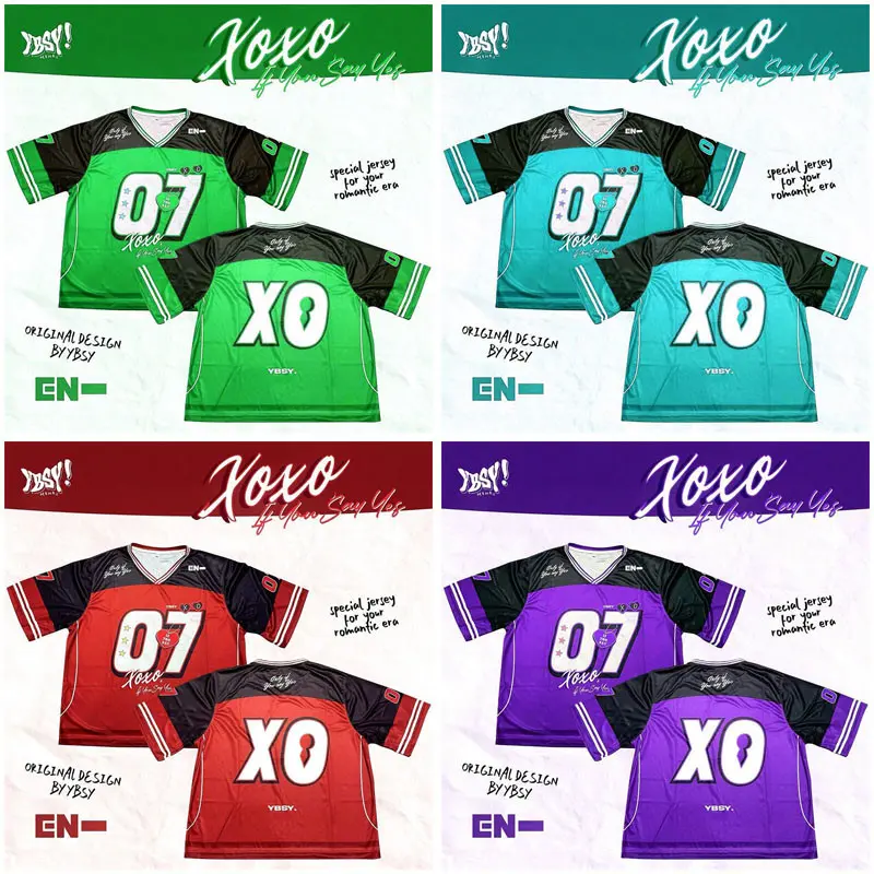 T-shirt Free Custom Name and Number Enhypen Jersey - X.OEN - Special Jersey for Your Romantic Era S