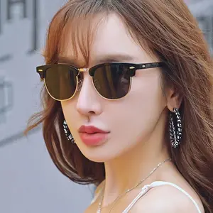 Kacamata Hitam Gaya Santai Untuk Wanita Dan Pria Murah aksesoris Eyewear Sunglasses