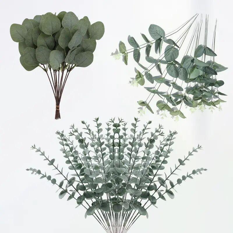 Product Introduction of Artificial Leaves Set, 30pcs/set Fake Leaves, Home Decor Faux Plant Leaves, Decorative Plants for Home Wedding Party Decor 2