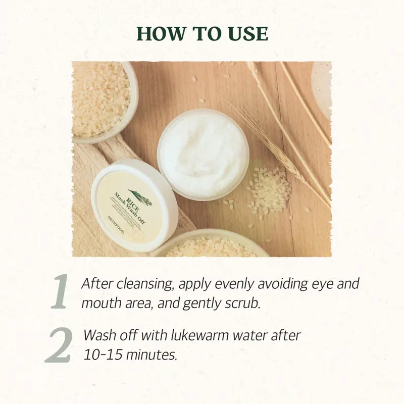 SKINFOOD - Rice Mask Wash Off 5