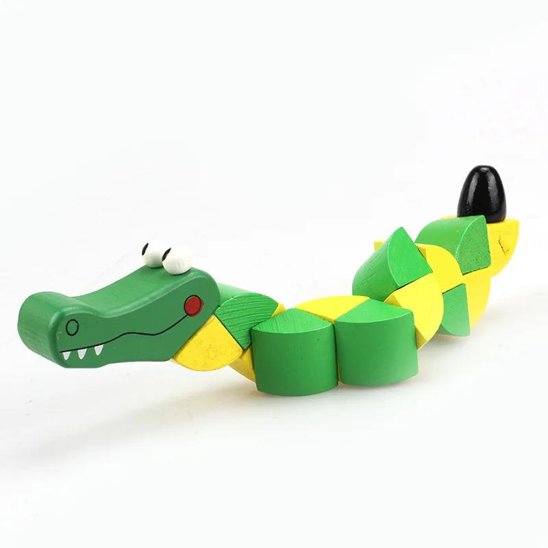 Product Introduction of Montessori Educational Toys Fun Wooden Toys Bugs Eating Fruit Apple Pear Early Education Teaching Aid Toys Gift 18