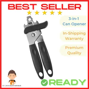 Alat Pembuka Kaleng / Can Opener / Alat Pembuka Botol Stainless Steel