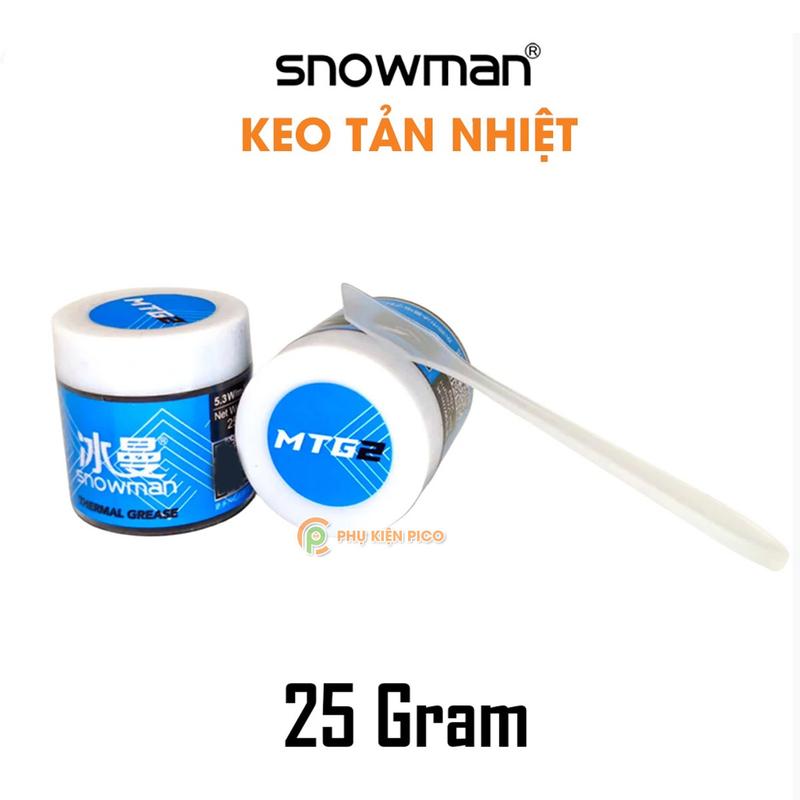  Keo tản nhiệt CPU máy tính VGA MTG2 Snow Man - Kem tản nhiệt PC Laptop Card đồ họa giá rẻ hiệu năng cao Snowman MTG 2 