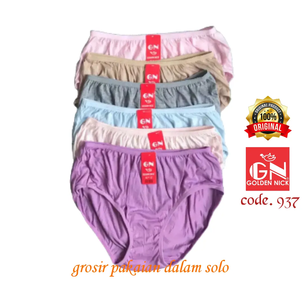 6pcs CD CELANA DALAM GOLDEN NICK 937