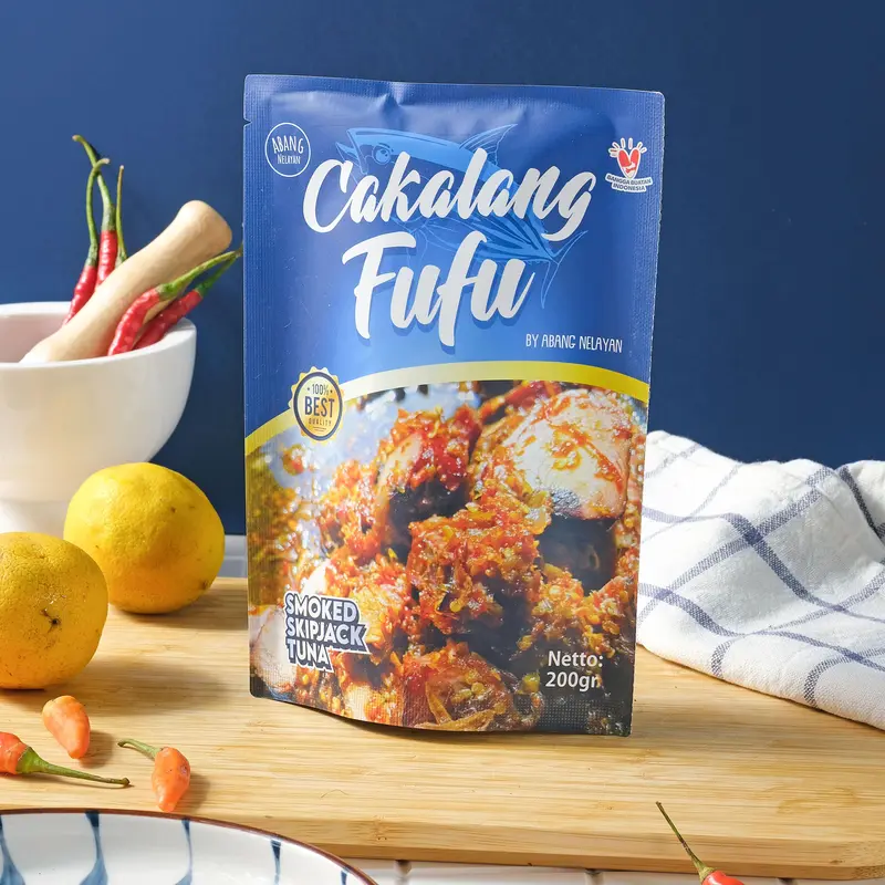 Jarred & Packaged Foods Canned Cakalang Asap Rica  Cakalang Fufu Rica food ikan makanan  masakan  sambal  fish  instan  foods Organic pedas cakalang Spicy halal SPP-IRT 0