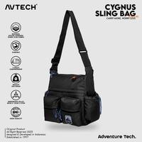 Gambar AVTECH - Tas Selempang Shoulder Bag Sling Bag Kuliah Harian Travel Outdoor Urban - CYGNUS - Hitam dari Avtech Adventure Technology Kota Administrasi Jakarta Timur 4 Tokopedia