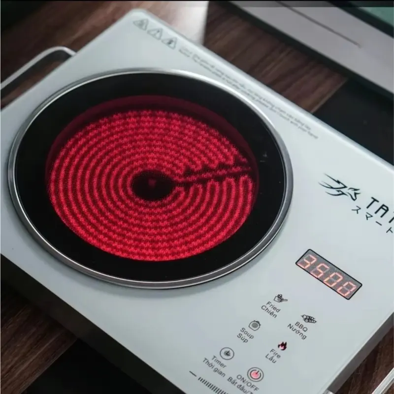 Bếp hồng ngoại, Bếp điện hồng ngoại TATAMI không kén nồi điều khiển cảm ứng công suất 3500W nấu ăn đa năng 8