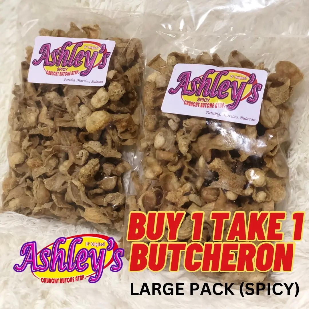 BUY 1 TAKE 1 ASHLEY’S BUTCHERON (LARGE PACK) 170-180 GRAMS BUCHIRON ...