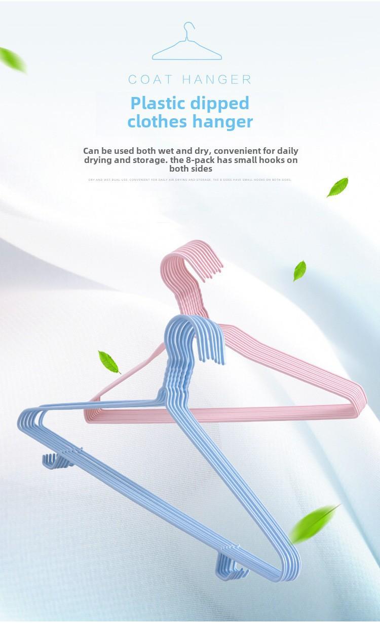 Product Introduction of Non-Slip Clothes Hanger Seamless Drying Children Adult Wet and Dry Clothes Hanger Multifunctional Clothes Hanger velvet Organiser Hanging 20