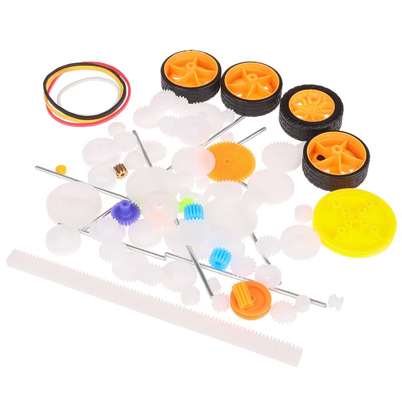 HZ-Hộp Số Đồ Chơi, 78 Cái, Động Cơ Robot, Bánh Răng Nhựa, Mô Hình Tự Làm, Phụ Kiện, Sở Thích Đồ Chơi 2