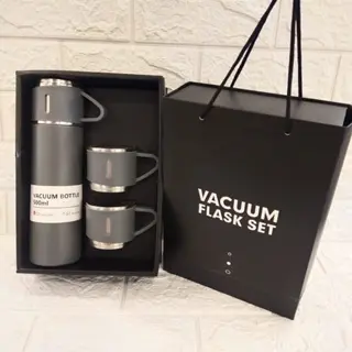 TERMOS SULTAN Vacuum Flask Set / Hampers / Botol Minum Cangkir Premium Serbaguna 500 ML Tahan Panas Dingin 1