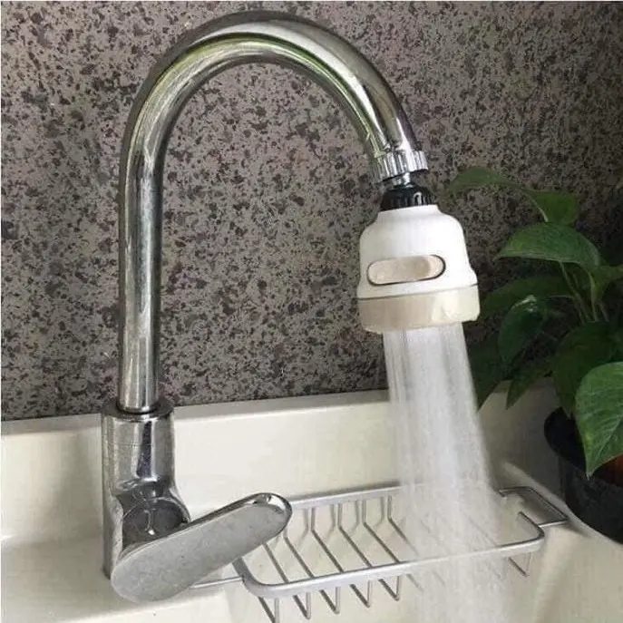Đầu vòi tăng áp xoay 360 độ với 3 chế độ xả nước, thay thế cho các loại vòi chậu rửa bát, vòi chậu lavabo làm tăng áp lực nước