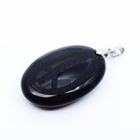Gambar Liontin Batu Giok Hitam Chakra Crystal Healing Natural Stone - VeE dari Vee Jewelry Store Kota Bekasi 1 Tokopedia
