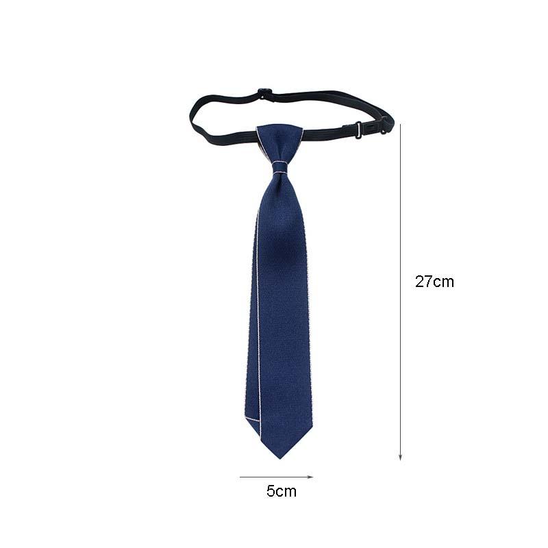 Cà Vạt Buộc Sẵn Đơn Giản Phụ Kiện Cổ Điển Cà Vạt Nơ Có Thể Điều Chỉnh Dài Cho Nam Nữ 6