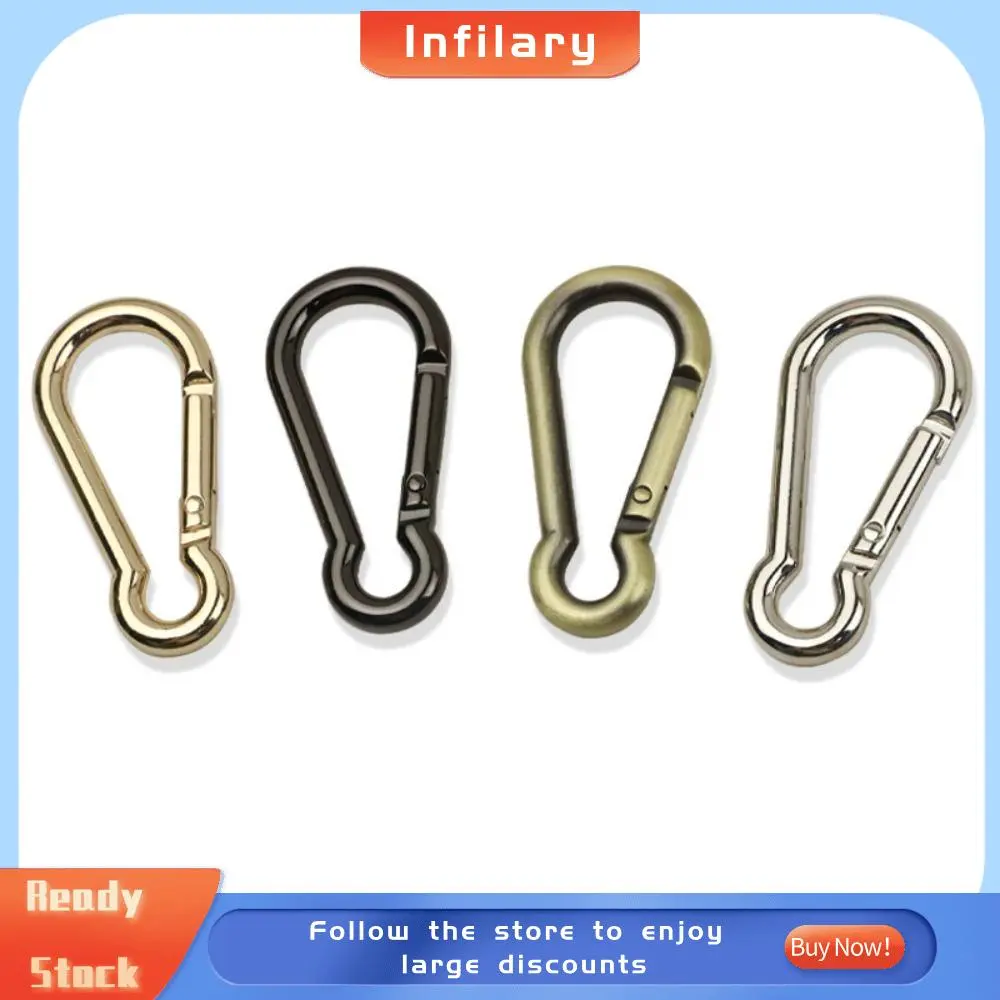 New 4 Colors Outdoor Sports Keychain 35/39/40mm Zinc Alloy Safety Buckle Bottle Holder Outdoor Tool