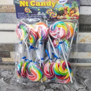 permen lollipop diameter 3 cm 1 pack isi 20 biji