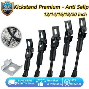 12" 14" 16" 18" 20" inch Sepeda Anak Standar Parkir Samping Sepeda Kickstand Sepeda Easy Installation Kids Bicycle Parking Stand